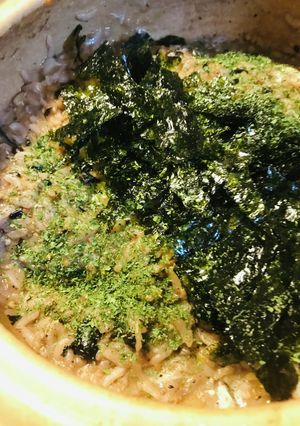 鍋の〆●十六穀米の海苔玉子ぞうすい-レシピのメイン写真