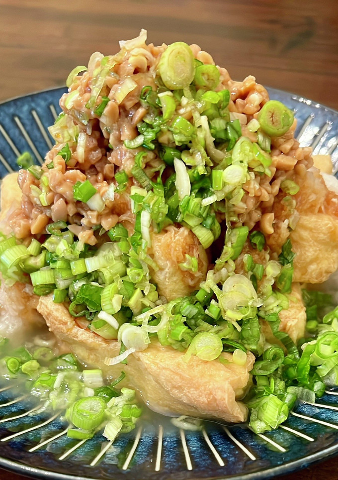 もう一品に！揚げ豆腐のみぞれ和え-レシピのメイン写真