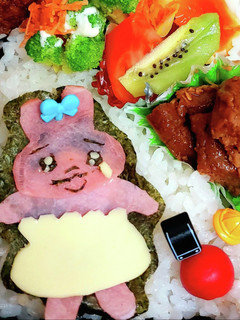 簡単 弁当♪おぱんちゅうさぎ キャラ弁☆-レシピのメイン写真