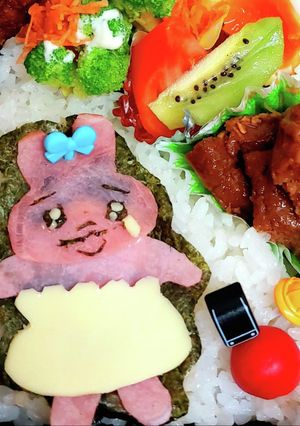 簡単 弁当♪おぱんちゅうさぎ キャラ弁☆-レシピのメイン写真