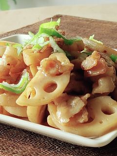 オイマヨレンコン☆お弁当☆花粉症☆夕食-レシピのメイン写真