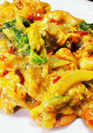 クンパッポンカリー(タイ風海老の卵カレー-レシピのメイン写真