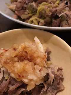 牛肉のバター炒め大根おろし添え-レシピのメイン写真