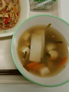 【学校給食】ワンタンスープ-レシピのメイン写真