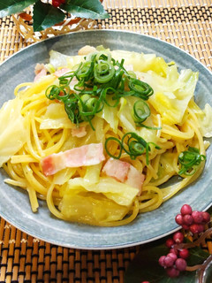 ほぼ茹で時間!春キャベツでだしパスタ-レシピのメイン写真