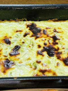 長葱だけグラタン(チーズ不要・長葱消費)-レシピのメイン写真