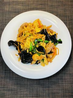 キクラゲ、豚肉と卵炒め ムーシーロー-レシピのメイン写真