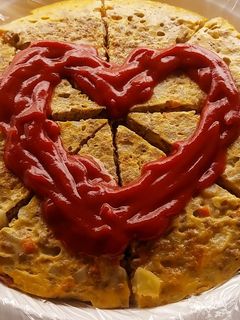 減塩☆玉ねぎとひき肉のオムレツ-レシピのメイン写真