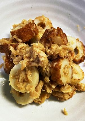 ちくわとシーチキンのマヨ醤油炒め♡-レシピのメイン写真