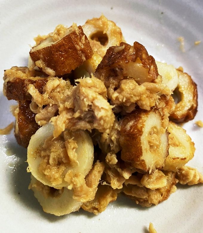 ちくわとシーチキンのマヨ醤油炒め♡ by ひじきの皿