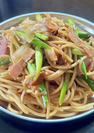 ✨アスパラベーコンのペペロンチーノ✨-レシピのメイン写真