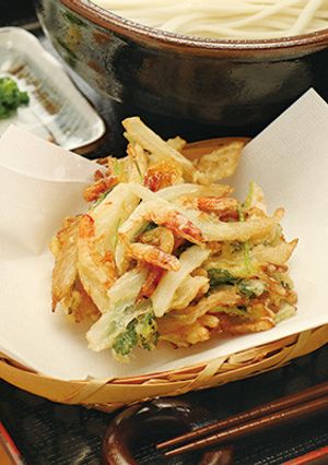 釜揚げうどんと桜えびのかき揚げ-レシピのメイン写真