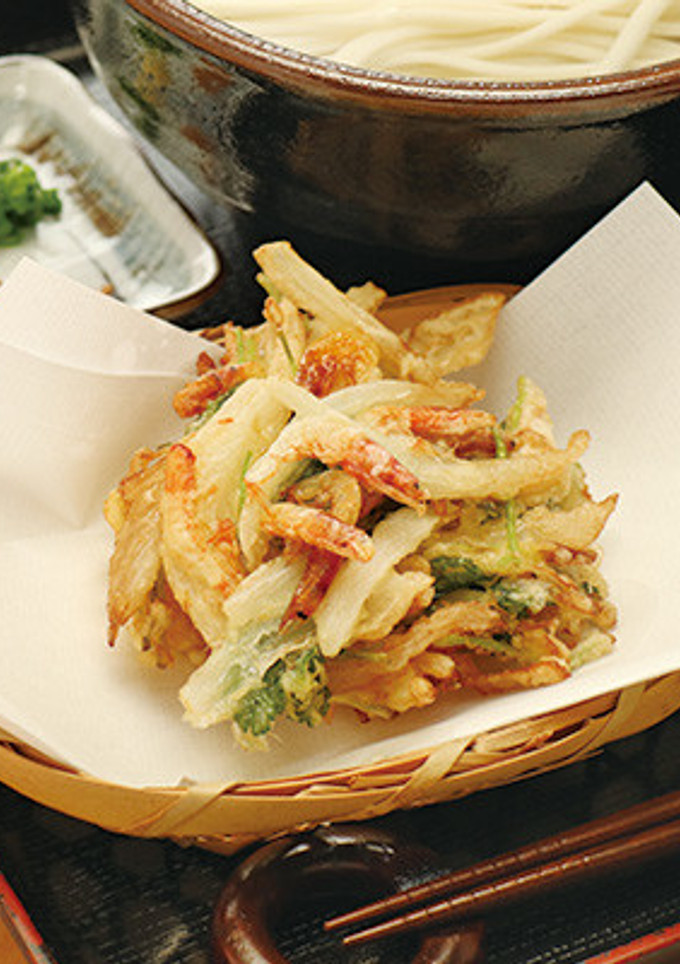 釜揚げうどんと桜えびのかき揚げ-レシピのメイン写真