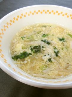 【学校給食】かきたま汁-レシピのメイン写真