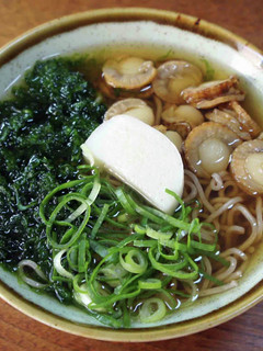 ホタテとアオサの蕎麦-レシピのメイン写真