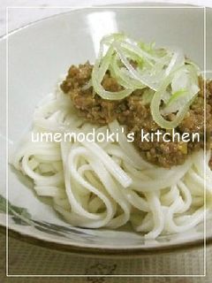 肉味噌うどん-レシピのメイン写真