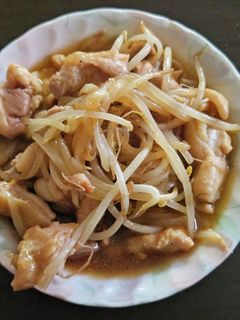 鶏モモ肉とモヤシのオイスターソース炒め-レシピのメイン写真