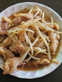 鶏モモ肉とモヤシのオイスターソース炒め-レシピのメイン写真