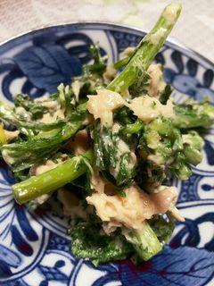 簡単!美味い!春菊とツナの白だしマヨ和え-レシピのメイン写真