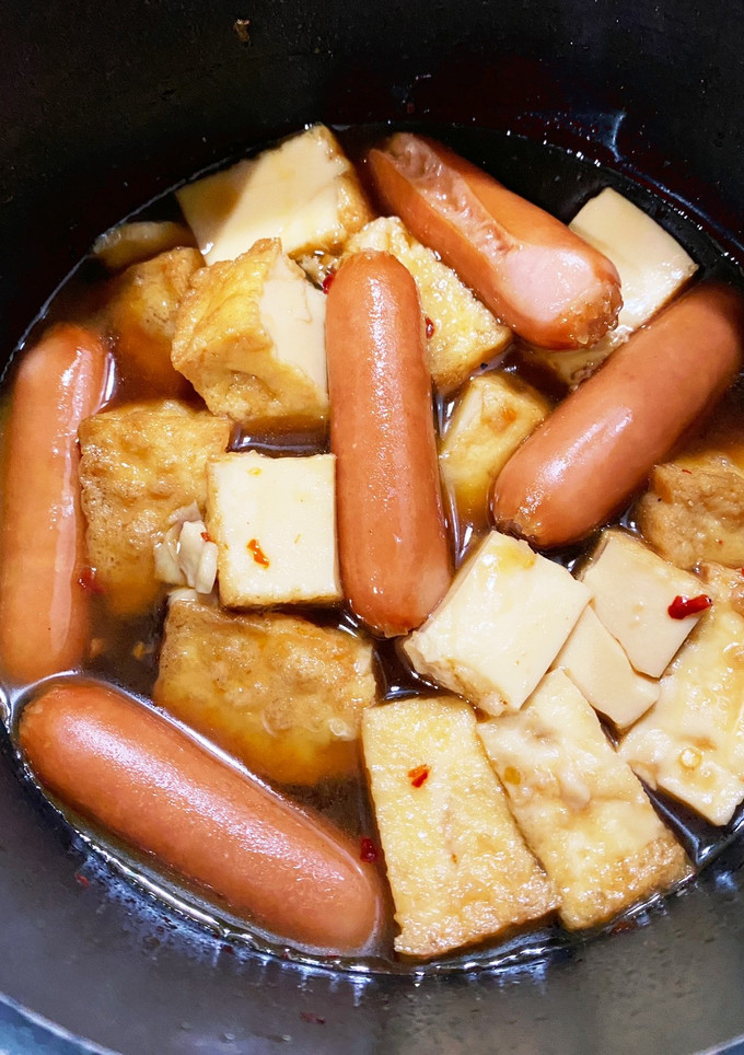 お弁当おかず！厚揚げとウインナーの甘辛煮-レシピのメイン写真