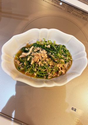 豆苗とツナの温サラダ-レシピのメイン写真