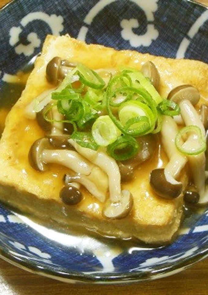 絹揚げのきのこあんかけ-レシピのメイン写真