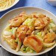 新玉と鶏のコンソメレモンバター炒め