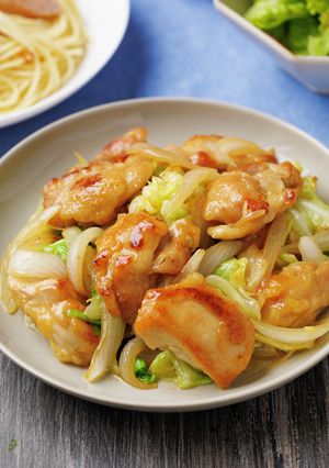 新玉と鶏のコンソメレモンバター炒め-レシピのメイン写真