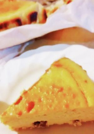 お花見☆簡単混ぜるだけ☆濃厚チーズケーキ-レシピのメイン写真