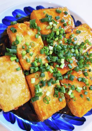 木綿豆腐の韓国風ステーキ-レシピのメイン写真