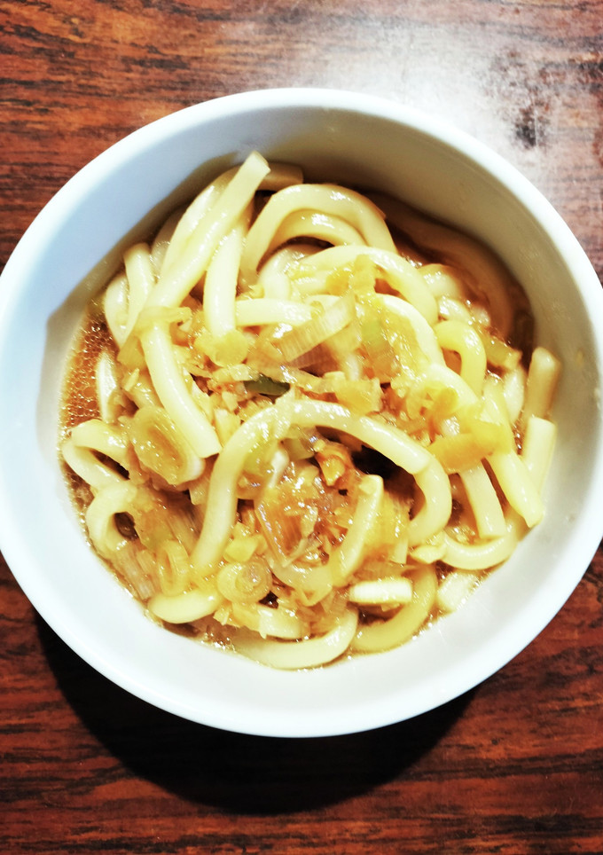 刻みにんにくとねぎの甘辛煮込うどん-レシピのメイン写真