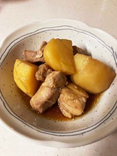 新じゃがいもで肉じゃが(鶏もも肉)-レシピのメイン写真