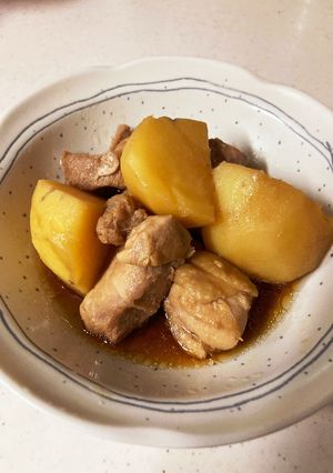 新じゃがいもで肉じゃが(鶏もも肉)-レシピのメイン写真