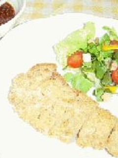 ヘルシー!レンジ&オーブンで作るとんかつ♪-レシピのメイン写真