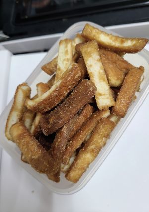 油不使用☆揚げない☆パンの耳ラスク-レシピのメイン写真