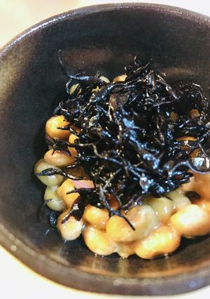 毎日の納豆●ひじきの煮物トッピング-レシピのメイン写真