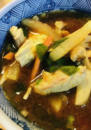 レトルト●具沢山の味噌汁・田舎汁風-レシピのメイン写真