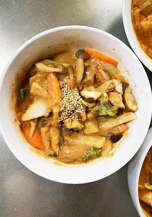 肉無チクワフルーティー味噌茄子椎茸野菜炒-レシピのメイン写真