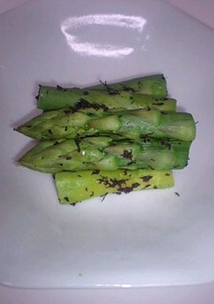 お弁当に♪アスパラのゆかり和え-レシピのメイン写真