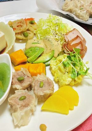焼売メインの家族が喜ぶごはん-レシピのメイン写真