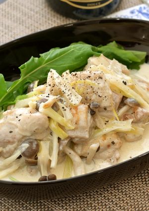 鶏肉とらっきょうのフリカッセ-レシピのメイン写真