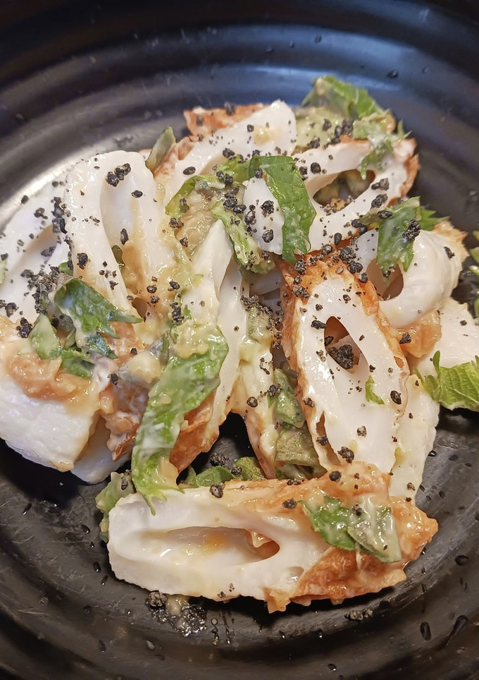 ちくわと大葉の味噌マヨネーズ和え-レシピのメイン写真