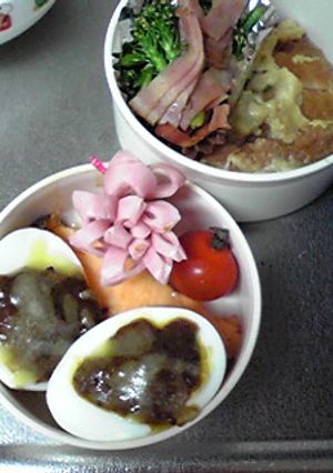 お弁当 ゆで卵アレンジ-レシピのメイン写真