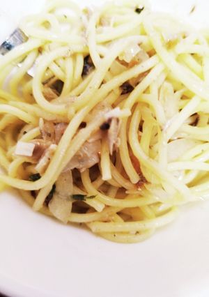 ３人分の絶品サバ缶スパゲティ-レシピのメイン写真