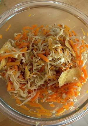 レンジで簡単！切り干し大根ニンジン和え！-レシピのメイン写真