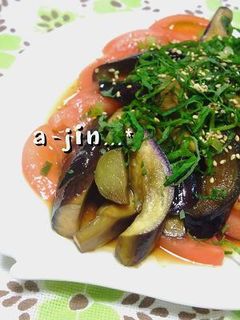 なすとトマトのさっぱり中華風マリネ…?-レシピのメイン写真
