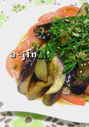 なすとトマトのさっぱり中華風マリネ…？-レシピのメイン写真