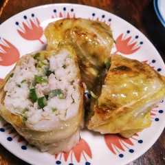A picture of 焼きロール春キャベツ.