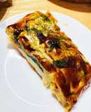 新玉ねぎで簡単ふわふわお好み焼き風