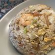 きんぴらごぼうとエビの和風チャーハン